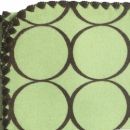 SwaddleDesigns (США) Фланелевая пеленка для новорожденного Lime w/BR Mod C